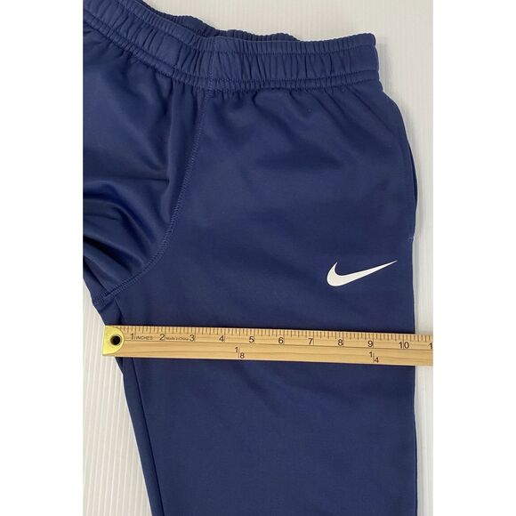 Nike Therma-FIT Joggers Boys Large Blue Athletic Pants Fleece Lined Sweatpants - Picture 7 of 11